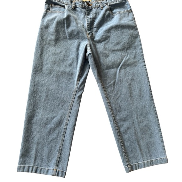 Haband Casual Joe Men's Jeans LIGHT WASH Waist SZ 40 XS EUC - Picture 3 of 7